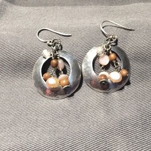 Silpada Rose quartz earrings